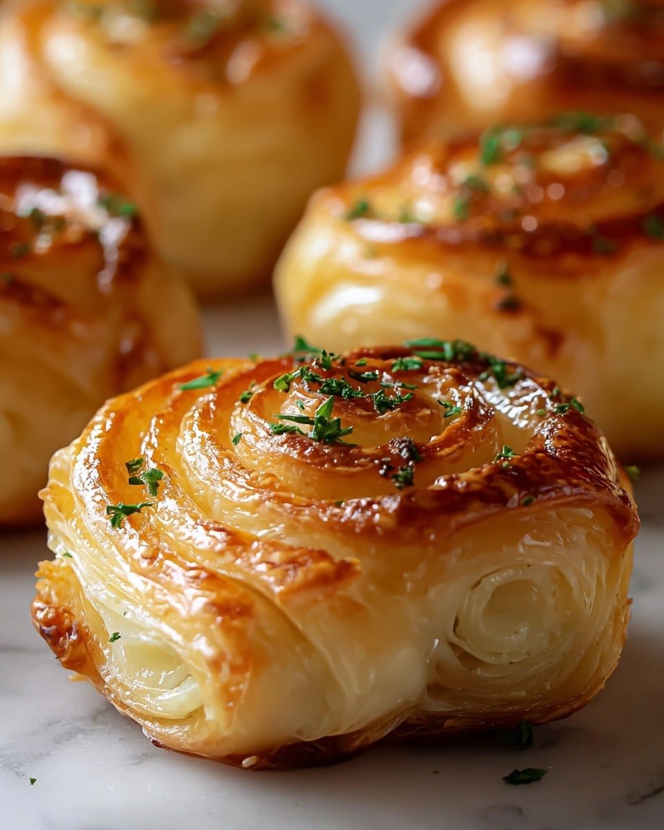 Cheesy Garlic Butter Rollups Recipe - Recipe Image — Cheesy Garlic Butter Rollups, cheesy garlic rollups, easy garlic and cheese appetizer, buttery rollup snacks, quick cheesy snack ideas