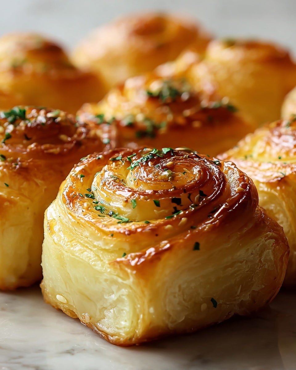 Cheesy Garlic Butter Rollups Recipe - Recipe Image — Cheesy Garlic Butter Rollups, cheesy garlic rollups, easy garlic and cheese appetizer, buttery rollup snacks, quick cheesy snack ideas