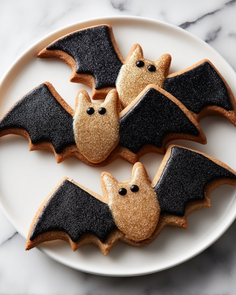 51 Irresistible Bat Silhouette Cookies That Steal the Show Recipe - Recipe Image — 51 Irresistible Bat Silhouette Cookies, spooky Halloween cookies, bat-shaped cookies for parties, black silhouette cookies recipe, festive Halloween treats