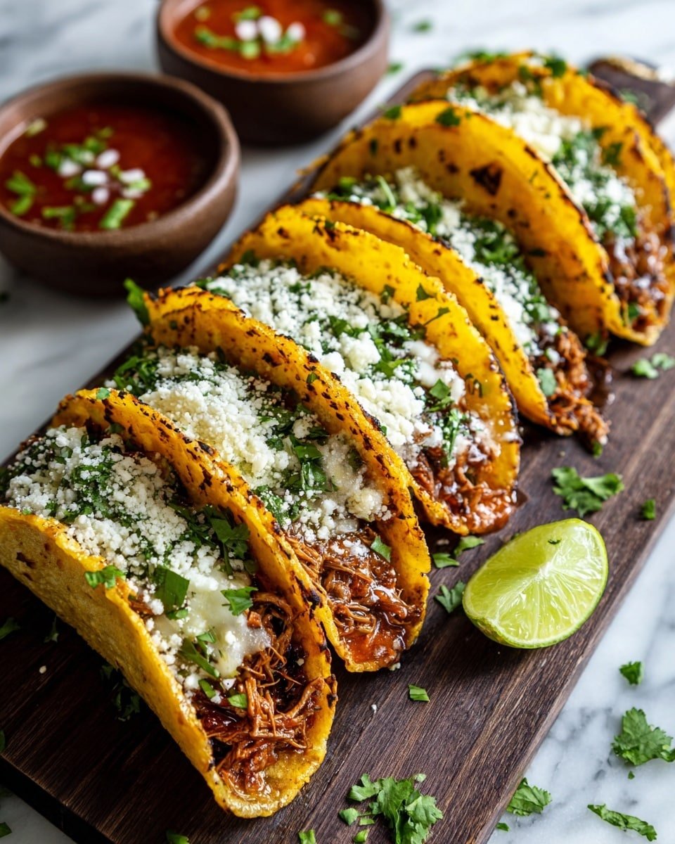 Slow-Cooked Spicy Mexican Birria Tacos Recipe - Recipe Image — Slow-Cooked Spicy Mexican Birria Tacos, Mexican birria tacos recipe, flavorful beef tacos, authentic Mexican tacos, easy slow cooker taco recipe