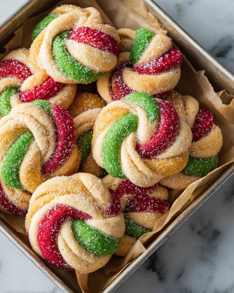 Twisted Christmas Cookies Recipe - Recipe Image — Twisted Christmas Cookies, holiday cookie recipes, festive Christmas treats, buttery cookie recipe, homemade holiday cookies