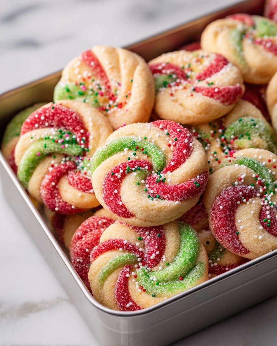Twisted Christmas Cookies Recipe - Recipe Image — Twisted Christmas Cookies, holiday cookie recipes, festive Christmas treats, buttery cookie recipe, homemade holiday cookies