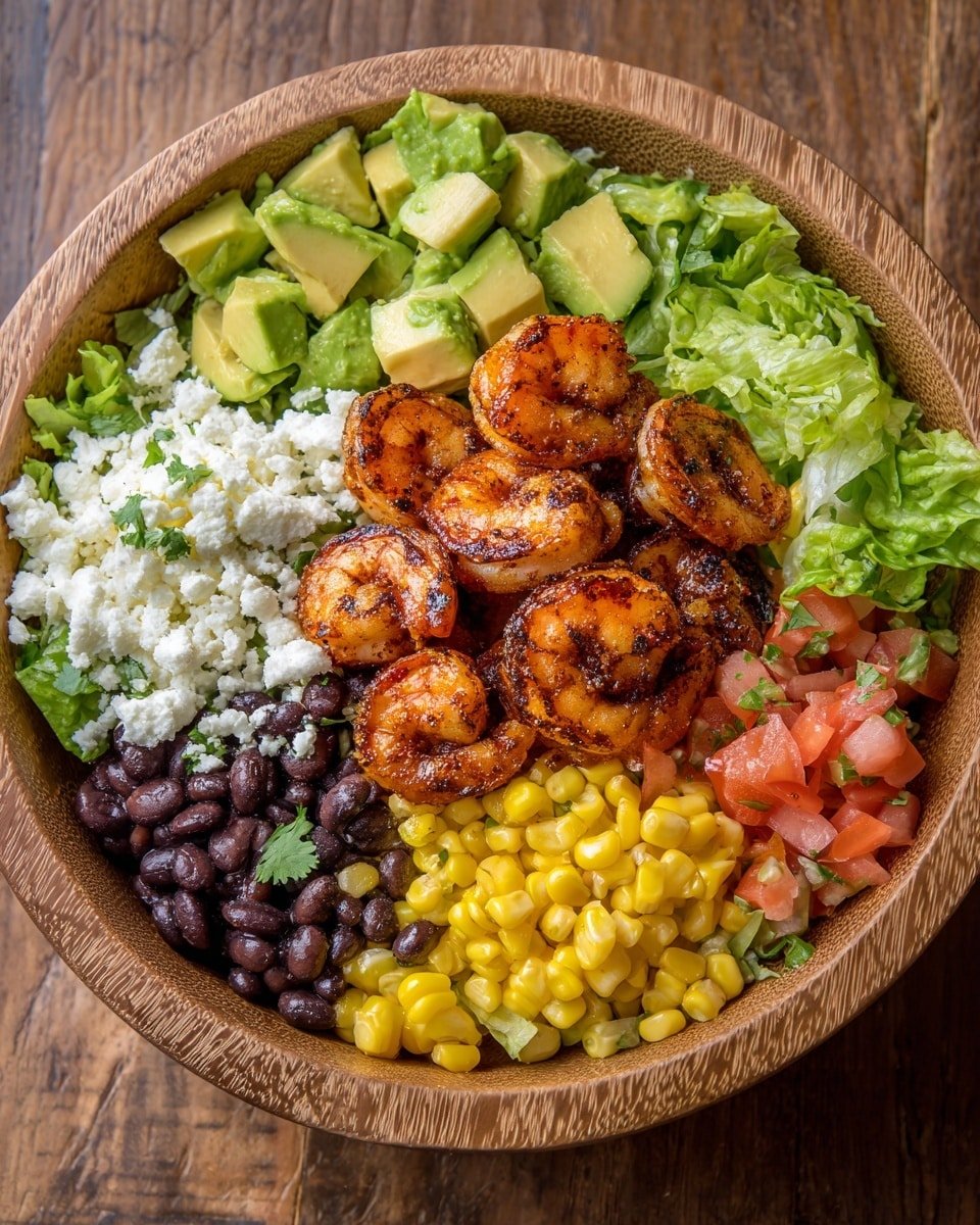 Grilled Mexican Shrimp Salad Recipe - Recipe Image — Grilled Mexican Shrimp Salad, Mexican shrimp salad, grilled shrimp recipes, healthy shrimp salad, vibrant seafood salad
