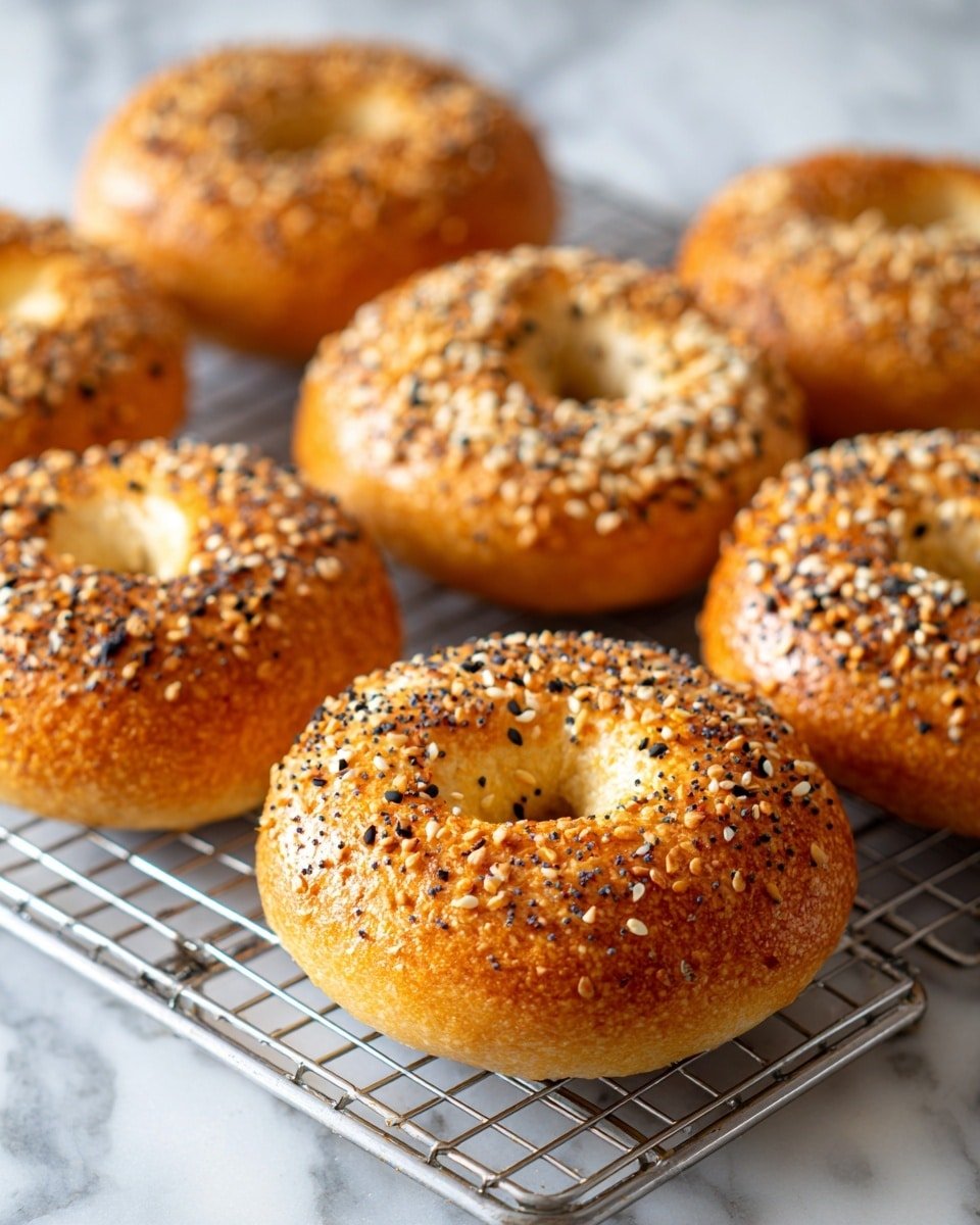 Sourdough Discard Bagels with Chewy Crust Recipe - Recipe Image — Sourdough Discard Bagels, Chewy Crust Bagels, Homemade Sourdough Bagels, Sourdough Bagel Recipe, Easy Bagel Making