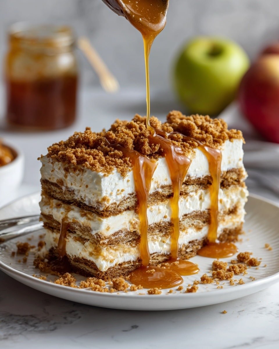 Caramel Apple Cheesecake Bars Recipe - Recipe Image — Caramel Apple Cheesecake Bars, fall dessert, caramel apple bars, cheesecake bars recipe, apple dessert