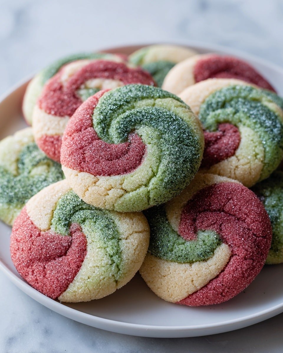 Swirled Strawberry Matcha Cookies Recipe - Recipe Image — Swirled Strawberry Matcha Cookies, matcha strawberry cookies, vibrant cookie recipes, easy matcha desserts, colorful cookie ideas