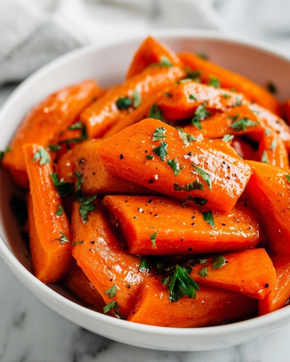 Brown Sugar Glazed Carrots Recipe - Recipe Image — Brown Sugar Glazed Carrots, glazed carrots recipe, sweet carrot side dish, easy carrot glaze, holiday carrot side dish