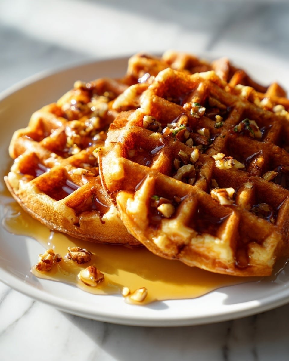 Irresistible Apple Pecan Waffles Recipe in 20 Minutes Recipe - Recipe Image — Apple Pecan Waffles, Apple Pecan Waffles in 20 Minutes, Easy Waffle Recipes, Breakfast Waffle Ideas, Quick Fall Breakfast Recipes