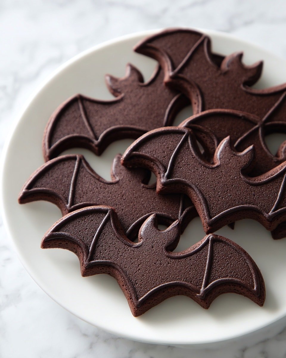 51 Irresistible Bat Silhouette Cookies That Steal the Show Recipe - Recipe Image — 51 Irresistible Bat Silhouette Cookies, spooky Halloween cookies, bat-shaped cookies for parties, black silhouette cookies recipe, festive Halloween treats