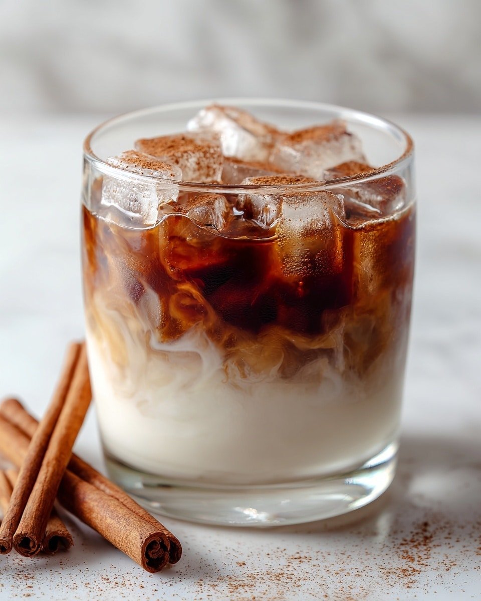 Cookie Butter Iced Chai Latte Recipe - Recipe Image — Cookie Butter Iced Chai Latte, iced chai latte with cookie butter, spiced chai latte recipe, easy iced chai drink, cozy chai latte with cookie butter