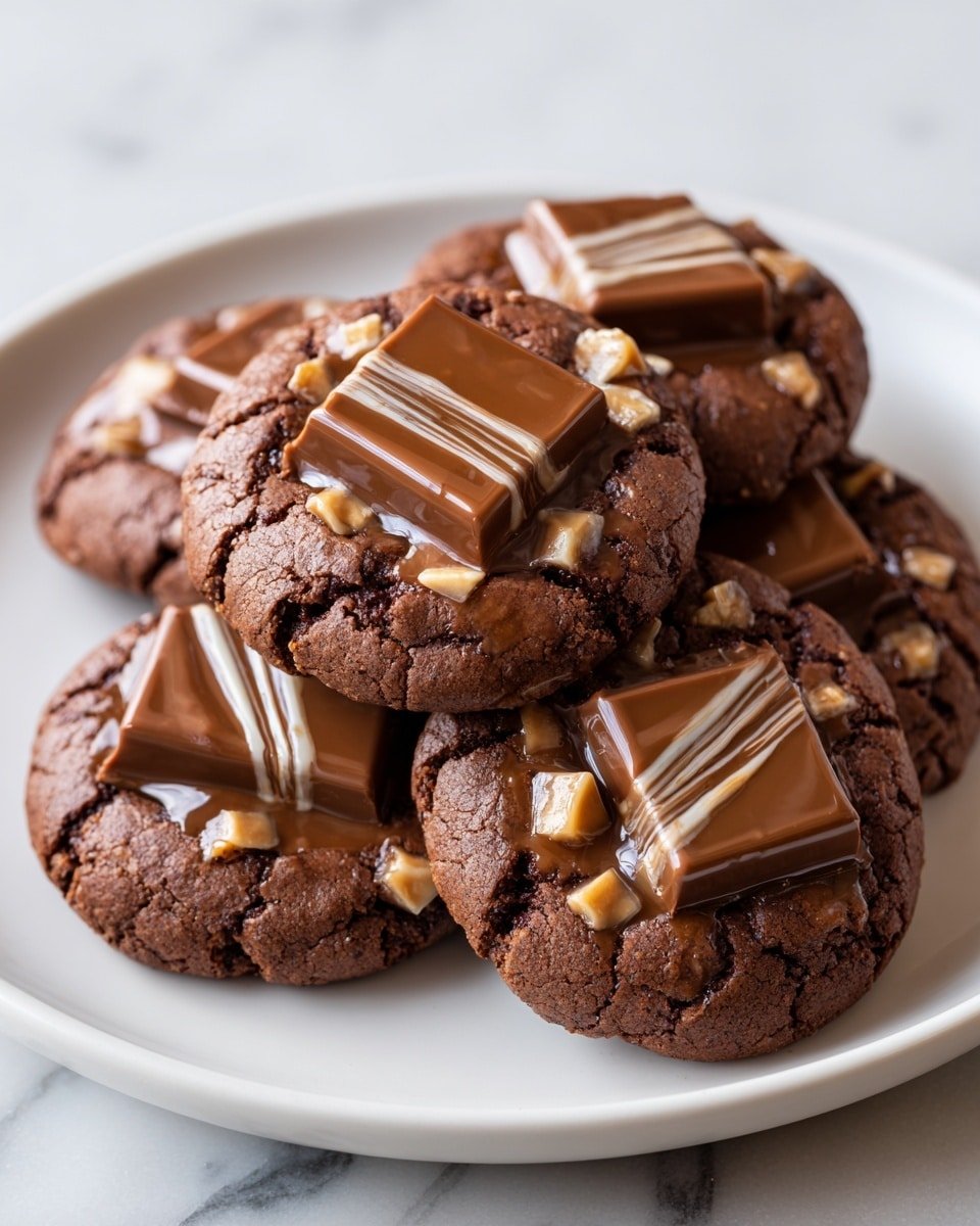 Chocolate Peanut Butter Cup Cookies Recipe - Recipe Image — Chocolate Peanut Butter Cup Cookies, Peanut Butter Chocolate Cookies, Easy Cookie Recipes, Chewy Cookie Recipe, Chocolate and Peanut Butter Treats