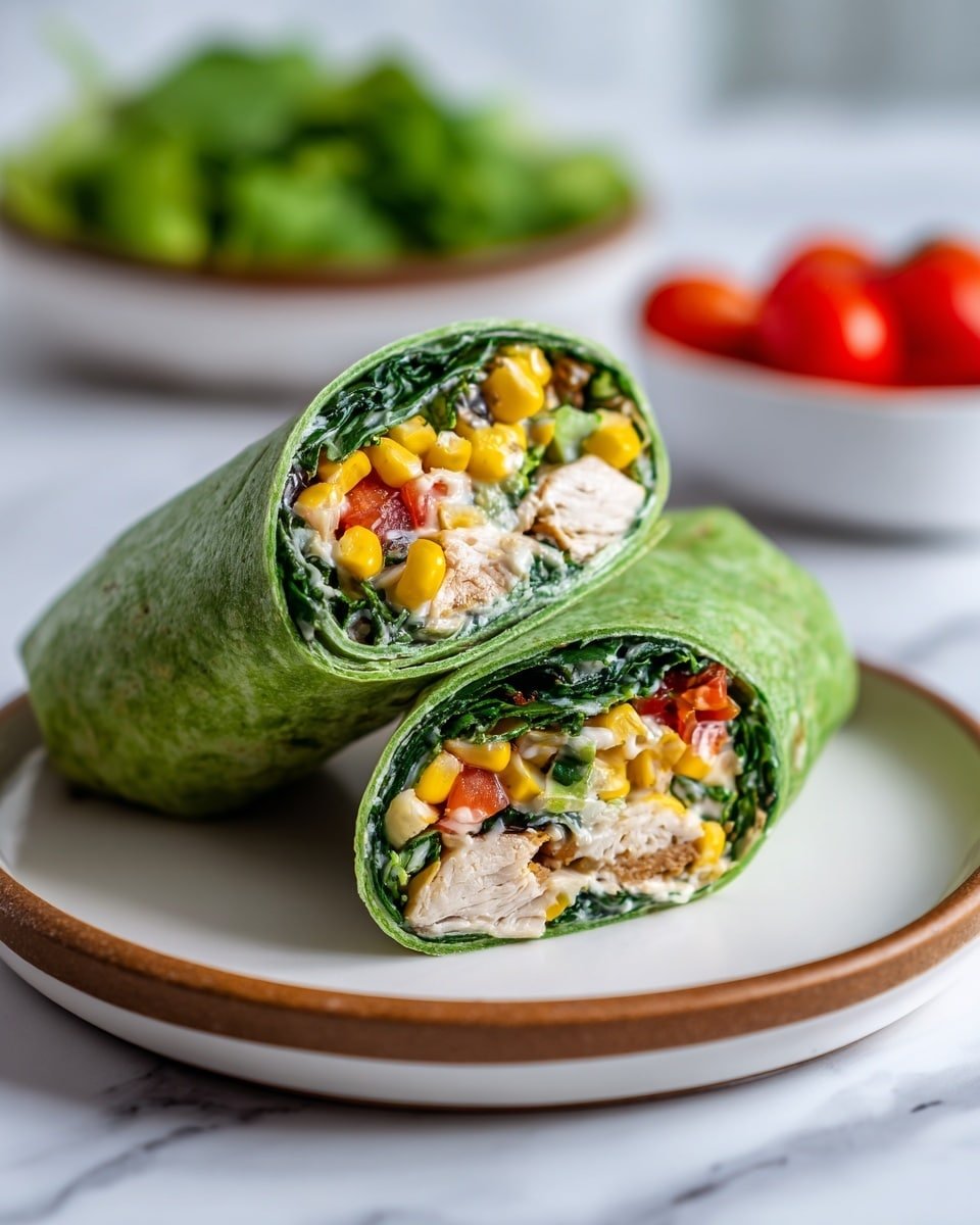 Green Goddess Chickpea Salad Wraps Recipe - Recipe Image — Green Goddess Chickpea Salad Wraps, healthy vegetarian wraps, quick lunch ideas, easy plant-based recipes, fresh chickpea salad wraps